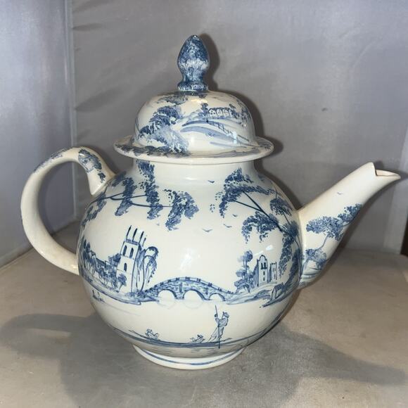 Isis Ceramics Other - English Garden Collection Isis Ceramics Blue + White Teapot by Deborah Sears